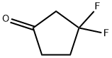 3,3-Difluorocyclopentanone Struktur