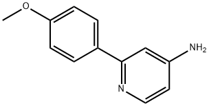 2-(4-甲氧基苯基)吡啶-4-胺 结构式