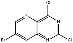 7-Bromo-2,4-dichloropyrido[3,2-d]pyrimidine, 1215074-41-1, 结构式