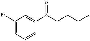 1-ブロモ-3-(ブタン-1-スルフィニル)ベンゼン 化学構造式