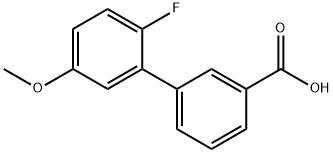 2-Fluoro-5-Methoxybiphenyl-3-carboxylic acid Struktur