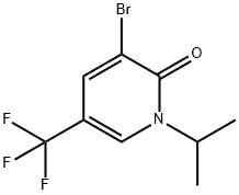 3-Bromo-1-isopropyl-5-(trifluoromethyl)pyridin-2(1H)-one|3-BROMO-1-ISOPROPYL-5-(TRIFLUOROMETHYL)PYRIDIN-2(1H)-ONE