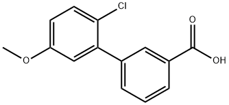 2-CHLORO-5-METHOXYBIPHENYL-3-CARBOXYLIC ACID 结构式