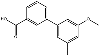 3-METHOXY-5-METHYLBIPHENYL-3-CARBOXYLIC ACID 结构式