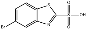 5-Bromobenzothiazole-2-sulfonic acid Structure