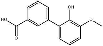 2-Hydroxy-3-Methoxybiphenyl-3-carboxylic acid Structure