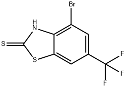 4-Bromo-6-(trifluoromethyl)benzo[d]thiazole-2-thiol|4-BROMO-2-MERCAPTO-6-(TRIFLUOROMETHYL)BENZOTHIAZOLE