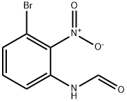 N-(3-bromo-2-nitrophenyl)formamide Struktur