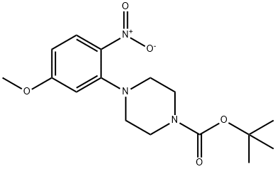 3-(4-BOC-PIPERAZINO)-4-NITROANISOLE,1215205-93-8,结构式