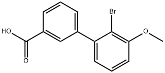 2-BROMO-3-METHOXYBIPHENYL-3-CARBOXYLIC ACID 结构式