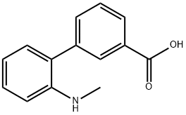 2-(METHYLAMINO)BIPHENYL-3-CARBOXYLIC ACID 结构式