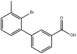 2-BROMO-3-METHYLBIPHENYL-3-CARBOXYLIC ACID,1215206-31-7,结构式