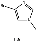 4-BROMO-1-METHYL-1H-IMIDAZOLE, HBR 结构式