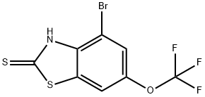 4-Bromo-6-(trifluoromethoxy)benzo[d]thiazole-2-thiol Structure