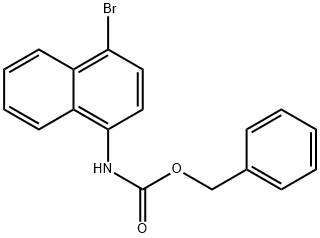 1-(CBZ-AMINO)-4-BROMONAPHTHALENE,1215206-51-1,结构式