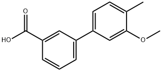 3-Methoxy-4-Methylbiphenyl-3-carboxylic acid Struktur