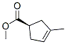 3-Cyclopentene-1-carboxylicacid,3-methyl-,methylester,(R)-(9CI) 化学構造式
