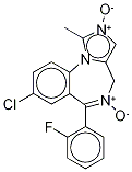 Midazolam 2,5-Dioxide-d6 Struktur