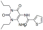 2-Thiophenecarboxamide,  N-(6-amino-1,2,3,4-tetrahydro-2,4-dioxo-1,3-dipropyl-5-pyrimidinyl)- Structure