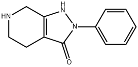 3H-Pyrazolo[3,4-c]pyridin-3-one, 1,2,4,5,6,7-hexahydro-2-phenyl- 结构式