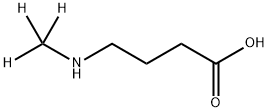 N-Methyl-4-aminobutyric Acid-d3 Struktur