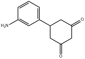 5-(3-Aminophenyl)cyclohexane-1,3-dione Structure