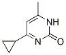 2(1H)-Pyrimidinone, 4-cyclopropyl-6-methyl- (9CI),121553-48-8,结构式