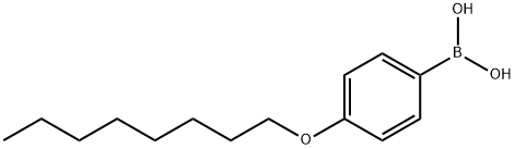 4-辛氧基苯硼酸,121554-09-4,结构式