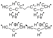 1,2-DIFERROCENYLETHANE, 98 Structure