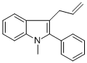 3-ALLYL-1-METHYL-2-PHENYLINDOLE 结构式