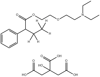 柠檬酸丁胺酯-d5 ,1215650-08-0,结构式