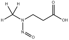 N-Nitroso-N-(methyl-D3)-3-aminopropionic Acid Struktur