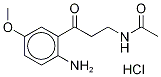 N--Acetyl-5-methoxykynurenamine, Hydrochloride Struktur
