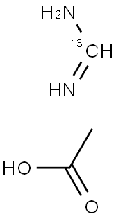 Formamidine-13C Acetate Struktur