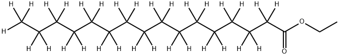 棕榈酸乙酯-D31 结构式