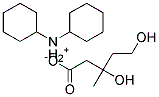 D,L-Mevalonic Acid Dicyclohexylammonium Salt Struktur