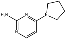 4-(吡咯烷-1-基)嘧啶-2-胺, 1215986-09-6, 结构式