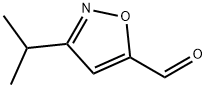 5-Isoxazolecarboxaldehyde, 3-(1-methylethyl)- (9CI) Struktur