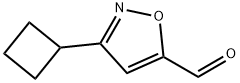 3-环丁基异噁唑-5-甲醛, 121604-60-2, 结构式