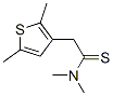 3-Thiopheneethanethioamide,  N,N,2,5-tetramethyl- Struktur