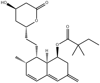 6'-环氧乙烷辛伐他汀,121624-18-8,结构式