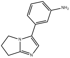 3-(6,7-DIHYDRO-5H-PYRROLO[1,2-A]IMIDAZOL-3-YL)ANILINE 结构式