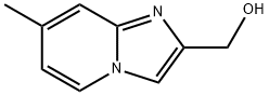 (7-メチルイミダゾ[1,2-A]ピリジン-2-イル)メタノール 化学構造式