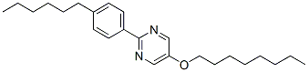 2-(4-正己基苯基)-5-(正辛氧基)嘧啶, 121640-67-3, 结构式