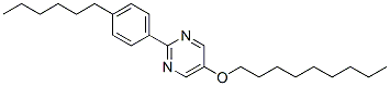 2-(4-Hexylphenyl)-5-(nonyloxy)-pyrimidine Struktur