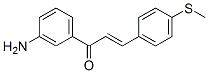 3'-アミノ-4-(メチルチオ)カルコン 化学構造式