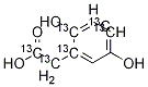 ホモゲンチシン酸-13C6 化学構造式