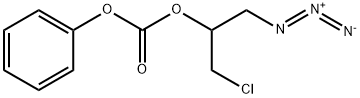2-Azido-1-(chloroMethyl)ethyl Carbonic Acid Phenyl Ester Struktur