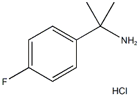 2-(4-fluorophenyl)propan-2-amine hydrochloride Struktur