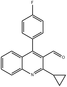 2-Cyclopropyl-4-(4-fluorophenyl)quinoline-3-carboxaldehyde